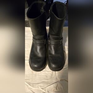Harley-Davidson Black Moto Boots for Women